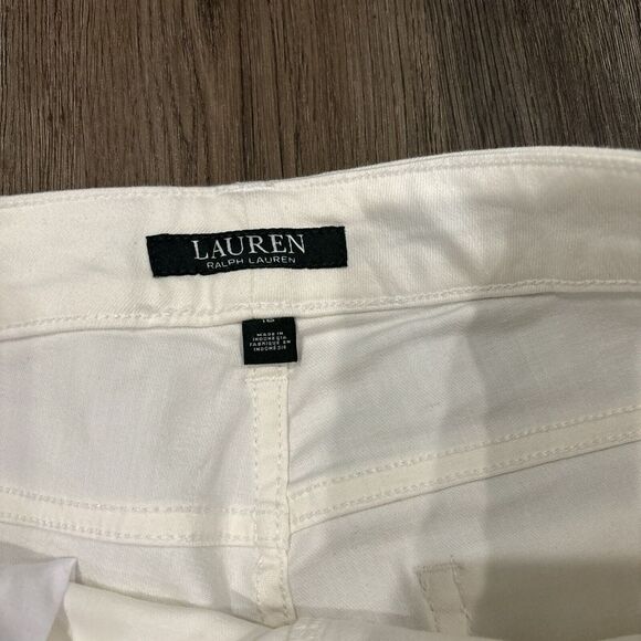 LAUREN RALPH LAUREN RLL Jeans Women's 16‎ White Premier Straight Stretch - Picture 5 of 10